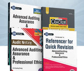 CA Final Full Combo Audit (Class Notes + Cracker + Referencer + Study Material - Set of 4 Books) by Taxmann
